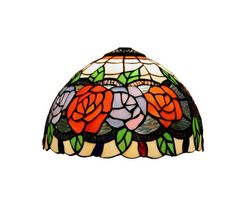 Pantalla Tiffany Serie Rosy diametro 20 cm.