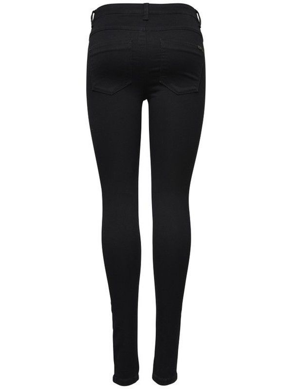 Pantalón 5 bolsillos básico elástico Only Black