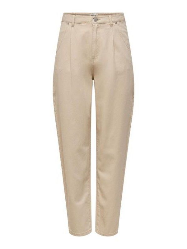 Pantalón 5 bolsillos elástico ancho Only Humus