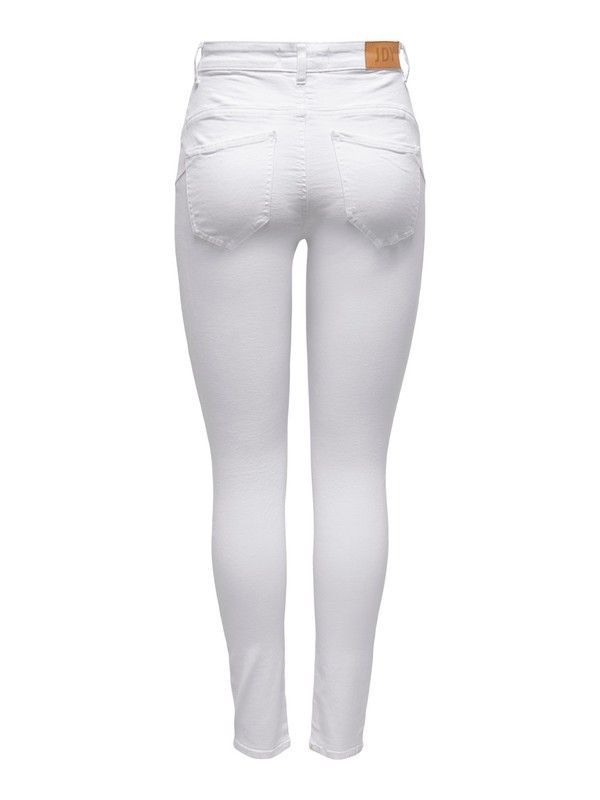 Pantalón 5 bolsillos HW elástico Jdy White