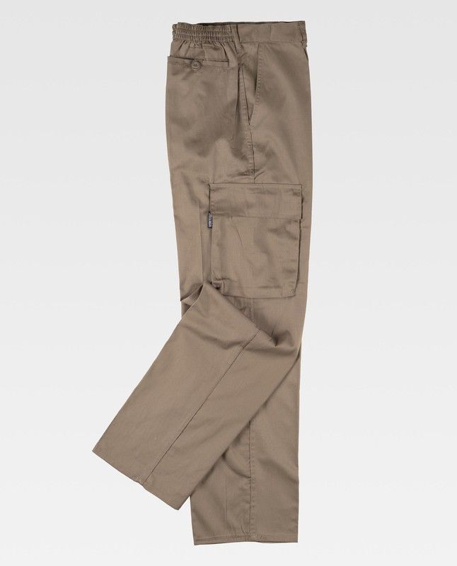 Pantalon 65% Poliéster 35% Algodón Beige