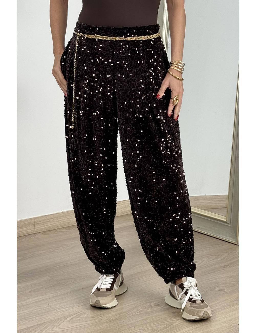 Pantalón Aladin marrón