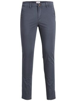 Pantalón algodón elástico con bolsillo francés Jack & Jones Asphalt