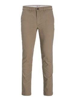 Pantalón algodón elástico con bolsillo francés Jack & Jones Beige