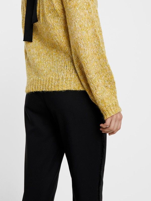 Pantalón básico elástico con ribete Vero Moda Black