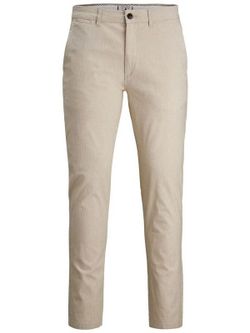 Pantalón básico elástico Jack & Jones White Pepper