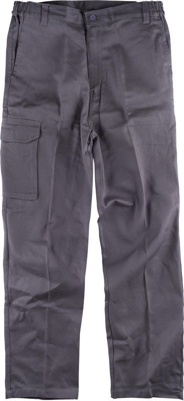 Pantalón con cintura elástica 100% Algodón Gris