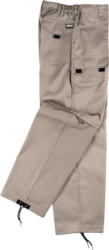 Pantalón con perneras desmontables Beige