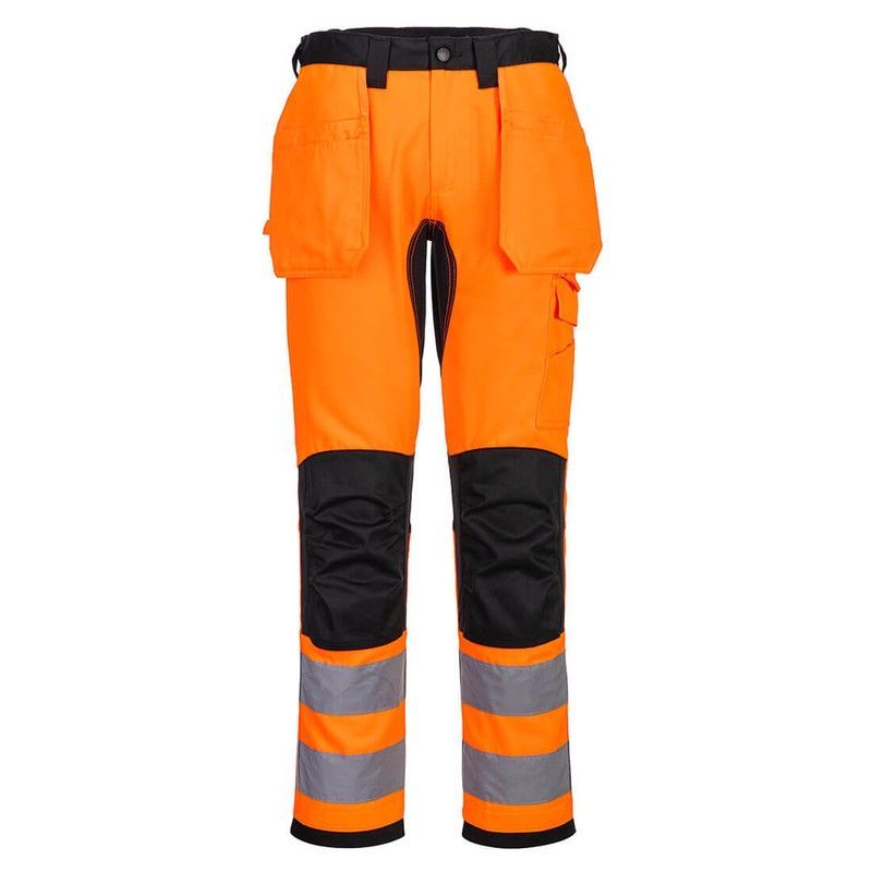 Pantalón de alta visibilidad WX2 Eco Hi-Vis Holster, con bolsillos de pistolera