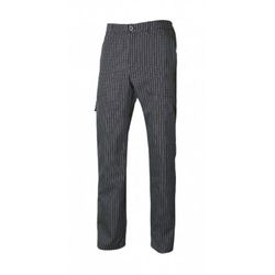 Pantalón De Cocina Cuadros Multibolsillos Cuadros Negros Referencia 403008-52.