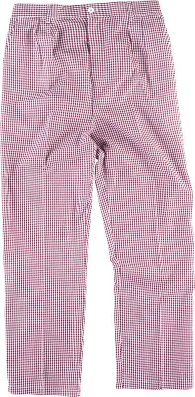 Pantalón de cuadros vichí Granate