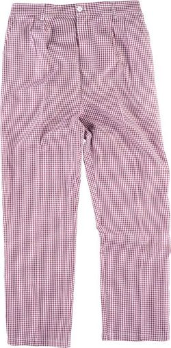 Pantalón de cuadros vichí Granate