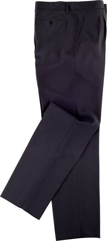 Pantalón de hombre, con cinturilla y con pinzas Negro