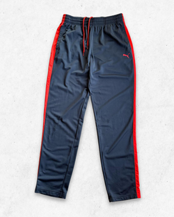 Pantalón Deportivo Puma Gris y Rojo L