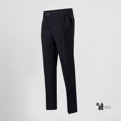 Pantalón hombre vestir microfibra negro