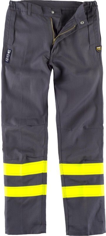 Pantalón ignífugo y antiestático Gris Amarillo