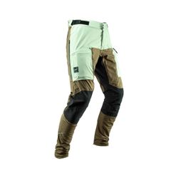 🤎🚵‍♂️ Pantalón Leatt MTB HydraDri 5.0 Marrón Loam – Protección total para los terrenos más duros 🌧️💨