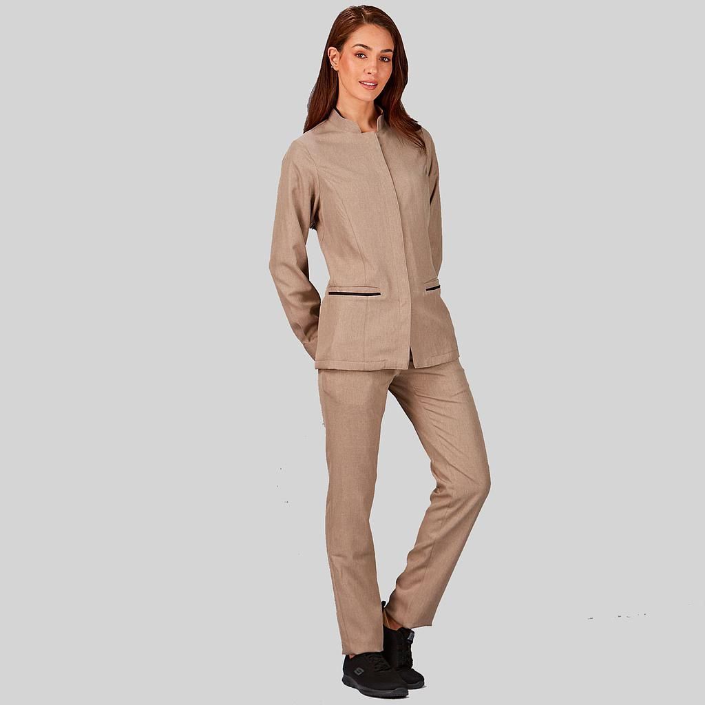 Pantalón mujer reciclado arena