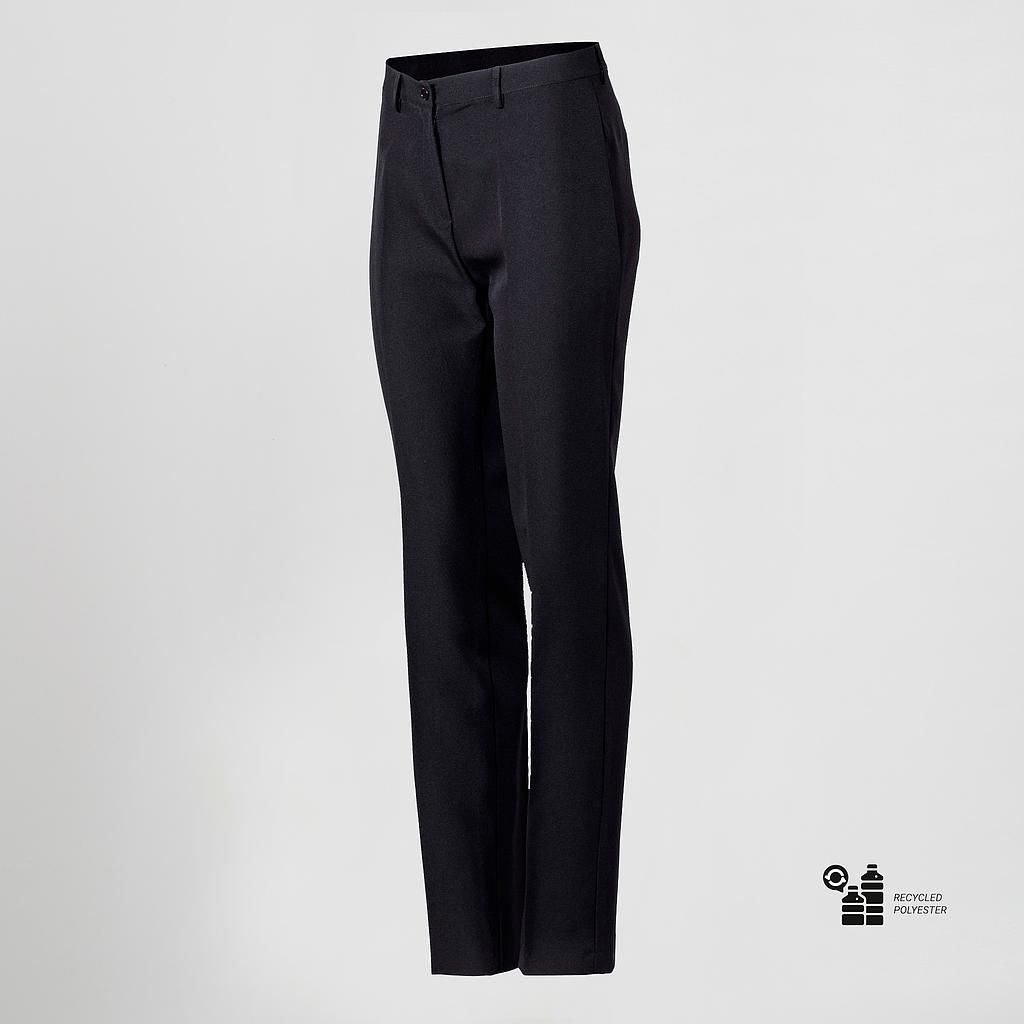 Pantalón mujer vestir microfibra negro