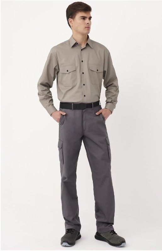 Pantalón multibolsillos algodón colores