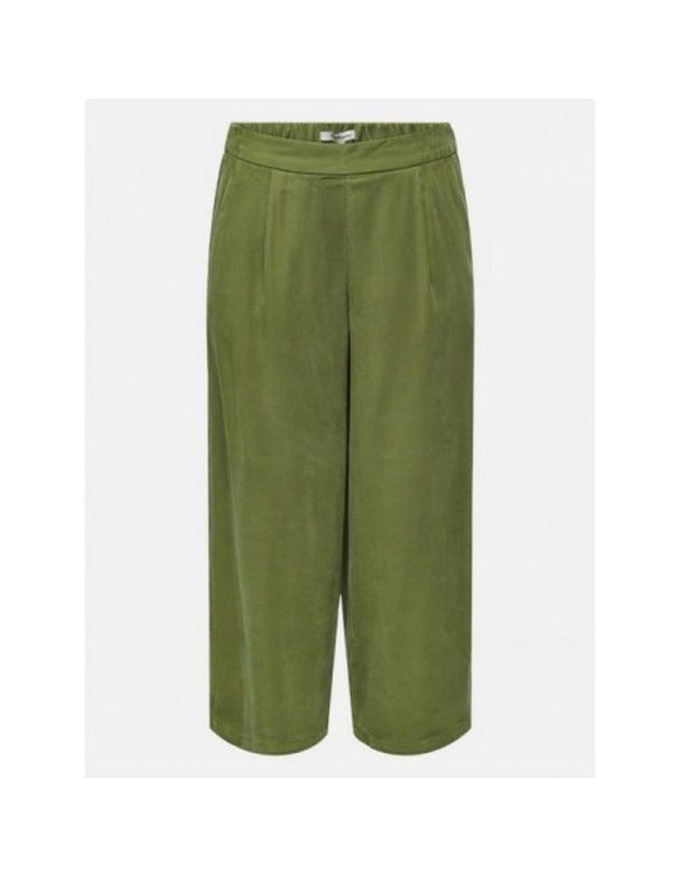 Pantalón palazzo con goma Only Olive Night