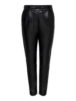 Pantalón polipiel con goma Only Black