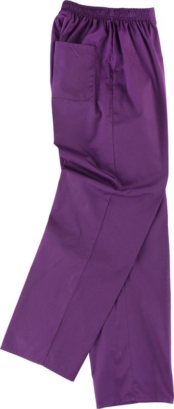 Pantalón sanitario con cintura elástica Morado