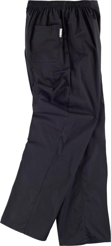 Pantalón sanitario con cintura elástica Negro