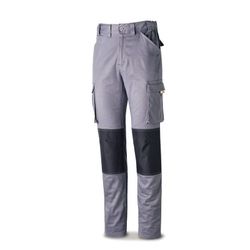 Pantalon Stretch Con Bolsillos Laterales Color Gris Talla 50