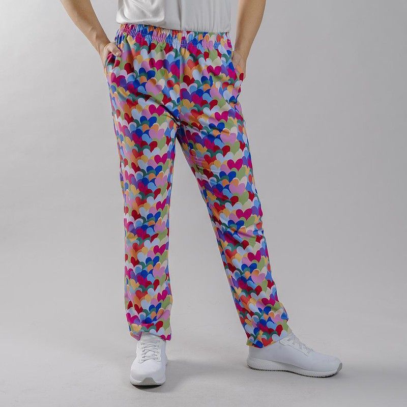 Pantalón unisex corazones