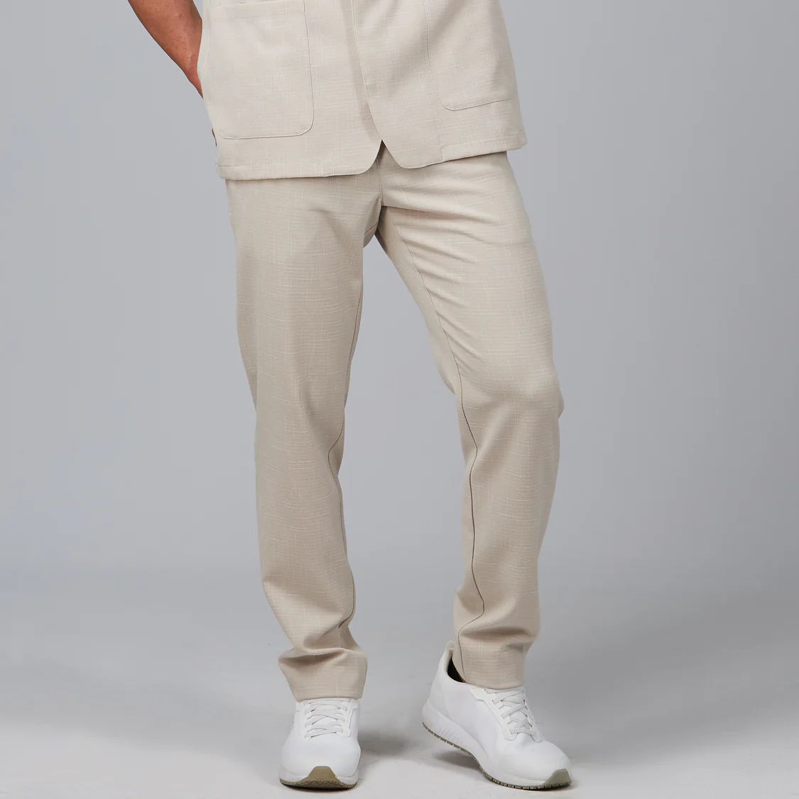 Pantalón unisex efecto lino colores