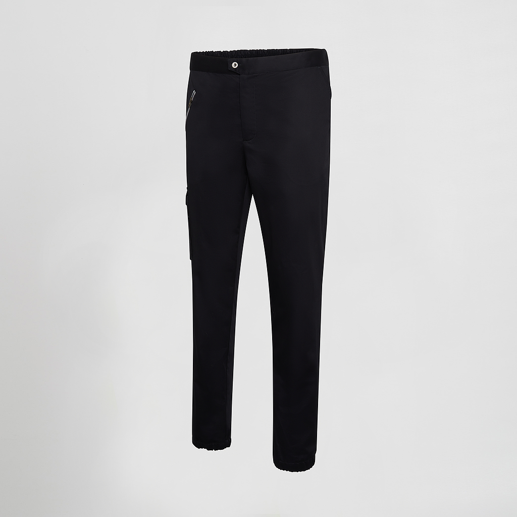 Pantalón unisex satén negro