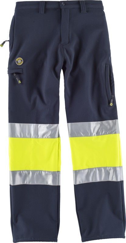 Pantalón Workshell combinado AV Marino Amarillo A.V.