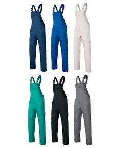 Pantalones con peto laborales varios colores