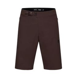 🚵‍♂️🦊 Pantalones Cortos Fox Ranger con Forro 🌿✨ Comodidad y Rendimiento para MTB Marrón cacao