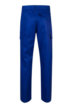 Pantalones de trabajo azules tergal