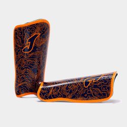 Panther Shin Guards Navy Blue Coral