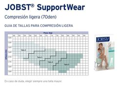 Pantys de compresión suave 70 den jobst