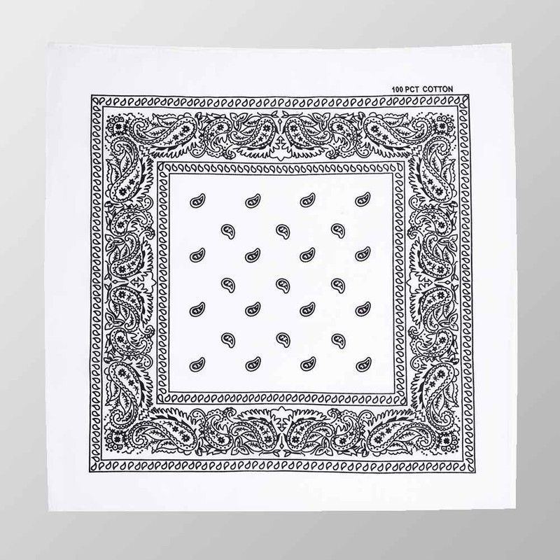 Pañuelo Bandana Clásico blanco