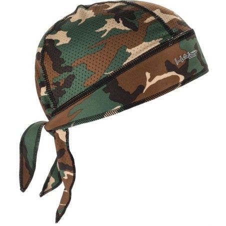 🧢🌿 Pañuelo Deportivo HALO Protex Bandana - Camo Green | Antisudor, UPF 50+, Secado Rápido y Estilo Camuflaje 💧🏃‍♂️