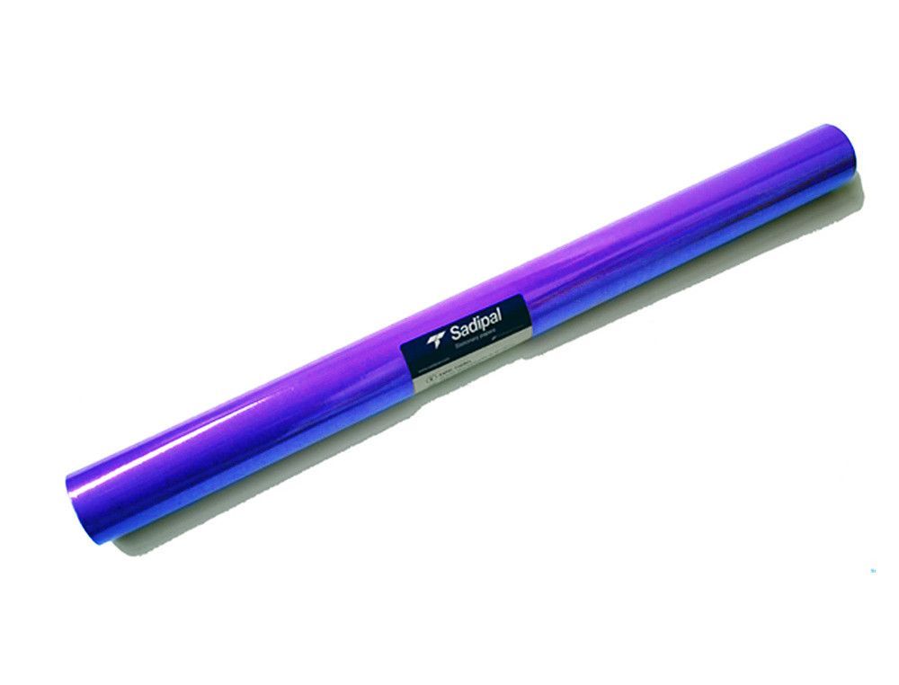 Papel charol Sadipal trepado de 50x65 cm. color azul