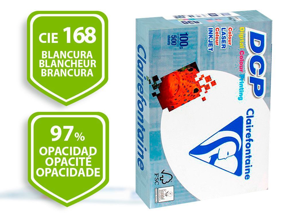 Papel Clairefontaine DCP A3 de 100 gr. (500 hojas)