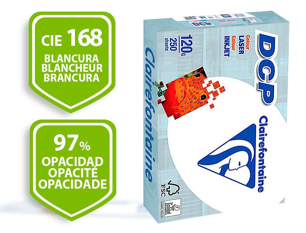 Papel Clairefontaine DCP A3 de 120 gr. (250 hojas)