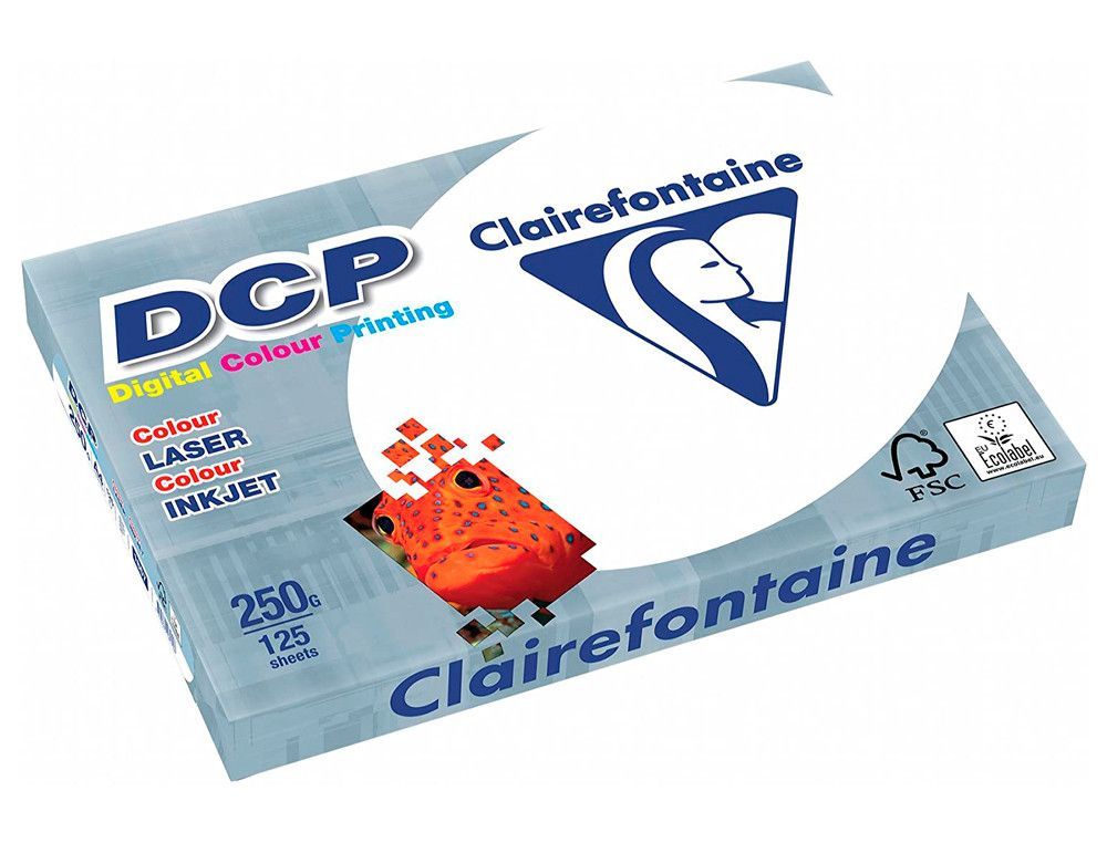 Papel Clairefontaine DCP A4 250 gr.(125 hojas)