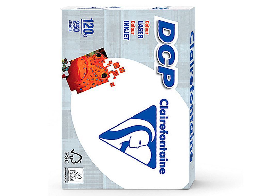 Papel Clairefontaine DCP A4 de 120 gr. (250 hojas)