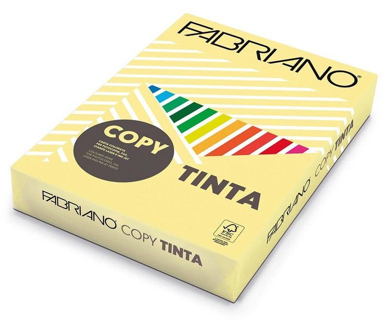 Papel color A4 80 gr. Amarillo claro/Banana 500 hojas