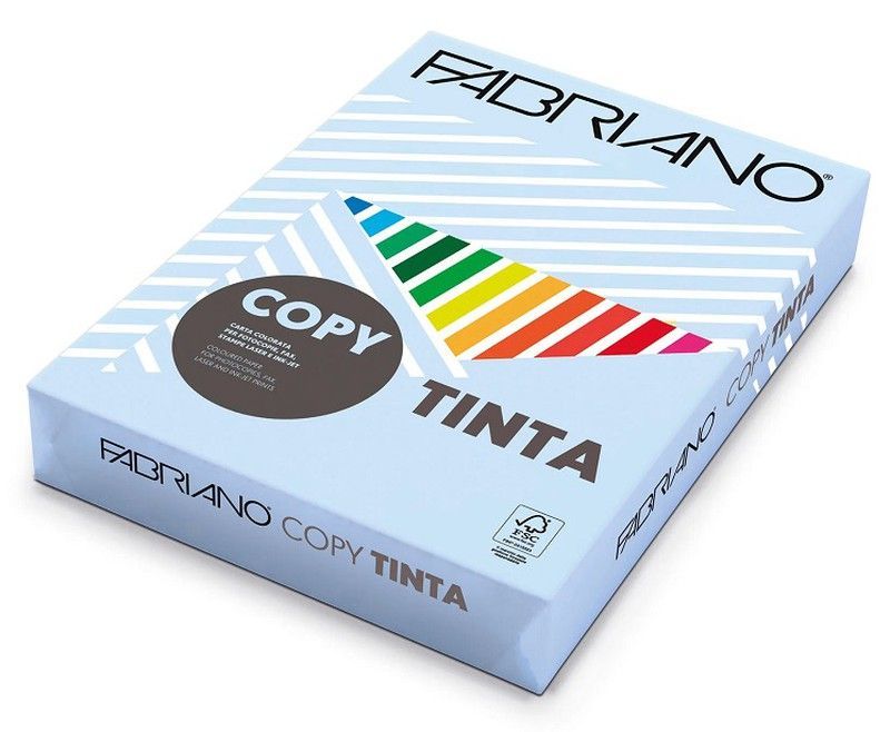 Papel color A4 80 gr. Azul Claro/Celeste Chiaro 500 hojas