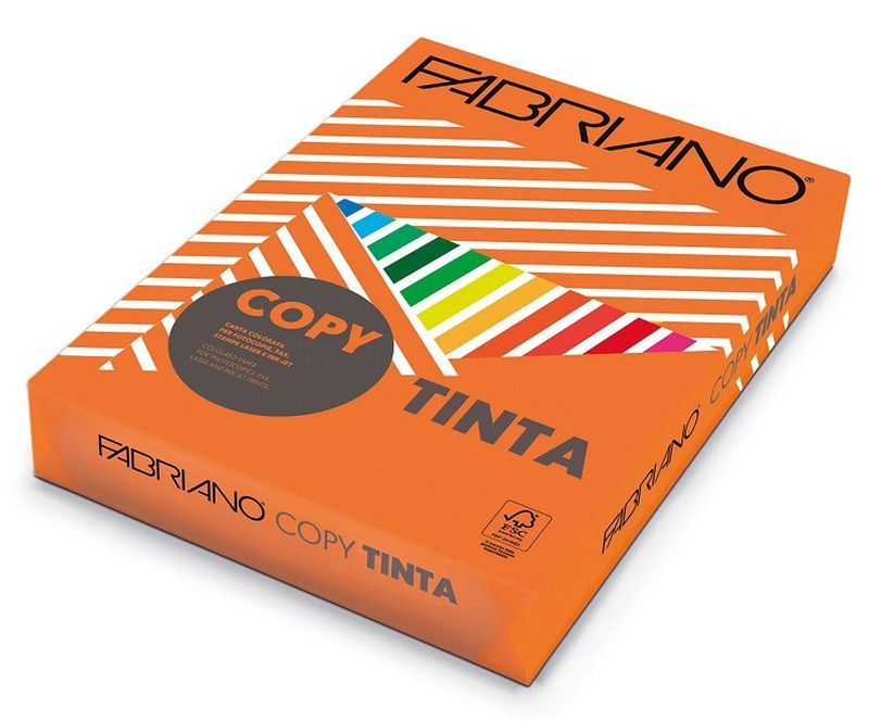 Papel color A4 80 gr. Naranja/Arangio 500 hojas