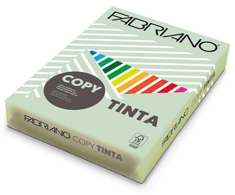 Papel color A4 80 gr. Verde Claro/Verde Chiaro  500 hojas