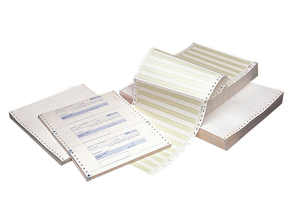 Papel continuo Fabrisa blanco autocopiativo de 70/57 gr.(1500 hojas)